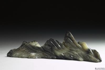 图片[2]-Jade Brush Rest in the Shape of a Mountain Range, Southern Song to Yuan dynasties (1127-1368)-China Archive